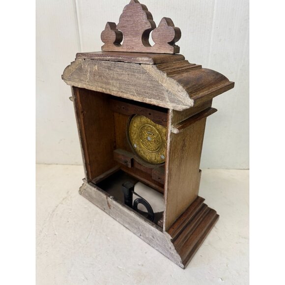 Antique Ingraham Victorian Eastlake Mantel Clock Case - Picture 6 of 7